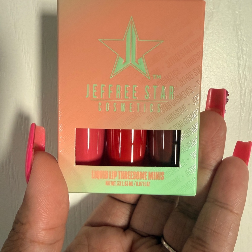 Jeffree Star Liquid Lipstick Trio - Red, Pink, Brown
